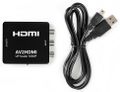 NEDIS prepočítavací zmesového videa na HDMI/ 3x RCA/ čierny Adaptér, 3x zásuvka RCA (Cinch) - zásuvka HDMI, USB napájanie, čierny