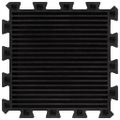 vidaXL Gumové podlahové dlaždice 16 ks čierne 16 mm 30x30 cm