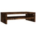 vidaXL Stojan na monitor dymový dub 42x24x13 cm spracované drevo