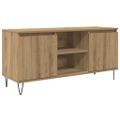 vidaXL TV skrinka 104 x 35 x 50 cm Remeselný dub Kompozitné drevo