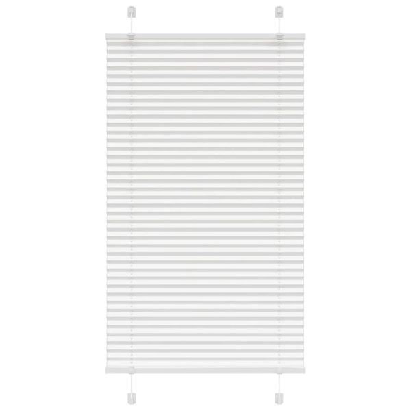 vidaXL plisovaná roleta biela 80x100 cm šírka látky 79,4 cm