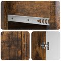 vidaXL Servírovacia skriňa Dymový dub 66 x 34,5 x 92 cm