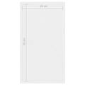 vidaXL 3D fotorámiky 5 ks biele 18x35 cm na 3 obrázky (10x15 cm)