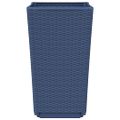 vidaXL Záhradné kvetináče 2 ks, modrosivé 32,5x32,5x57 cm, PP