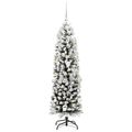 vidaXL Umelý vianočný stromček Zelená 150 cm PVC, oceľ a plast