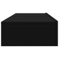 vidaXL TV skrinky s LED svetlami 2 ks čierne 60x35x15,5 cm