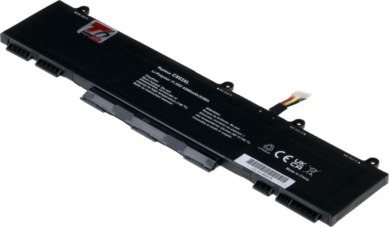 Batéria T6 Power HP EliteBook x360 830 G7, EliteBook x360 830 G8, 4590mAh, 53Wh, 3cell, Li-pol