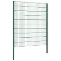 vidaXL Plotový panel so stĺpikmi, železný 522x200 cm, zelený