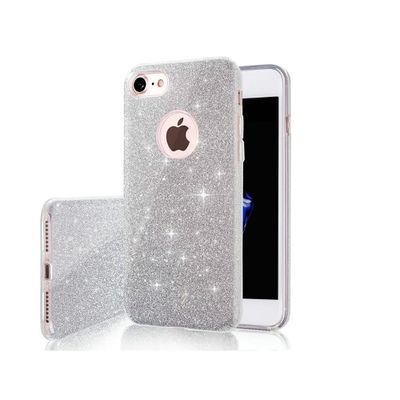 Glitter 3in1 case for Xiaomi Redmi 14C 4G/ 14C 5G / Redmi A4 / POCO C75 silver