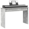 vidaXL Stojan na klávesy Betónová šedá 100 x 32 x 64 cm