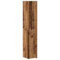 vidaXL Highboard Staré drevo 30 x 42,5 x 185 cm