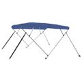 vidaXL Strieška Bimini so 4 oblúkmi, modrá 243x180x137 cm
