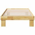 VidaXL Rám postele bez matraca 100x200 cm Dub z masívneho dreva