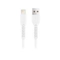 Kábel Maxlife MXUC-04 USB - Lightning 1,0 m 3A biely