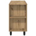 vidaXL Kozmetický stolík do kúpeľne Dub artisan 80 x 35 x 60 cm