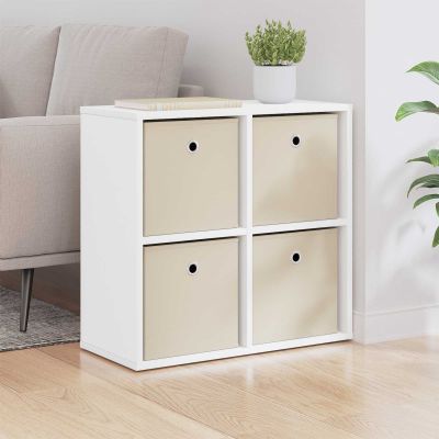 vidaXL Servírovacia skriňa so zásuvkou Biela 59,5 x 27 x 57 cm