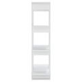 vidaXL Knižnica/deliaca stena biela 80x30x123,5 cm