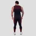 Bezšvové tielko OG1 Black/Red - GymBeam, veľkosť L