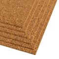 vidaXL Korková Doska 12 ks 100 x 50 x 0,5 cm Korok Hnedá
