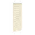 vidaXL plisovaná roleta krémová 40x150 cm Šírka látky 39,4 cm