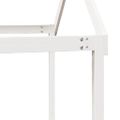 vidaXL Strecha na detskú posteľ biela 207x95,5x159 cm borovicový masív