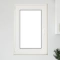 vidaXL Otočné a sklopné okno do suterénu RISOR 60 x 80 cm PVC a sklo