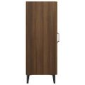 vidaXL Komoda hnedý dub 34,5x34x90 cm spracované drevo