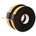 vidaXL Samolepiaca penová páska 2 ks Čierna 40mm x 5m CR Pena