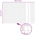 vidaXL Euro plot 1,5 x 10 m Železo potiahnuté PVC