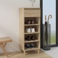 vidaXL Botník dub sonoma 40x36x105 cm spracované drevo