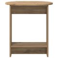 vidaXL Bočný stôl Dub artisan 50 x 39,5 x 55 cm Kompozitné drevo