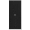 vidaXL Highboard Čierny dub 80 x 42 x 185 cm