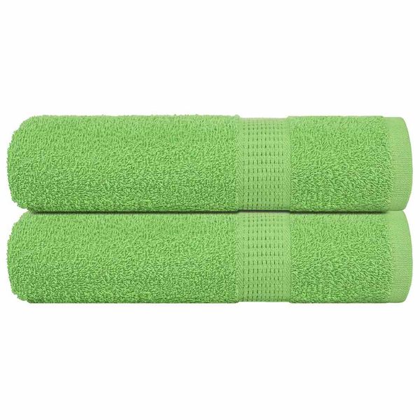 vidaXL Utierky na ruky FROGN 2 ks jablkovo zelené 50x100 cm 360 g/m²