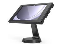 Montážna sada (kryt, stojan) - pre tablet - uzamykateľný - kov - čierna - pult - pre Samsung Galaxy Tab A9+