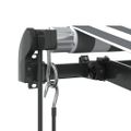 vidaXL Automaticky zaťahovacia markíza LED antracit a biela 350x250 cm