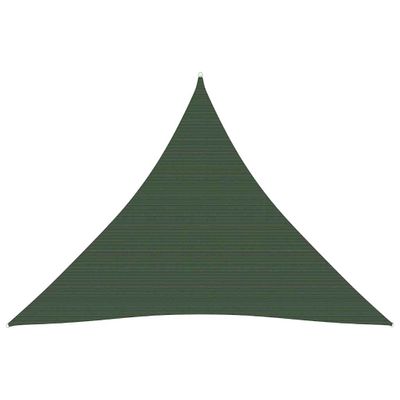 vidaXL Tieniaca plachta 160 g/m² tmavozelená 5x5x5 m HDPE