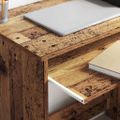 vidaXL Stôl Staré drevo 106 x 41 x 88.5 cm Kompozitné drevo