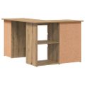 vidaXL Rohový stôl Artisan Dub 145x100x76 cm Konštruktérske drevo