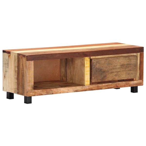 vidaXL TV skrinka 100x30x33 cm, recyklovaný masív
