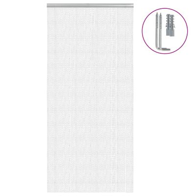vidaXL Záves na dvere 100x212 cm hliník