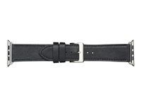Remienok k hodinkám pre inteligentné hodinky - 176-224,5 mm - čierna - pre Apple Watch Hermès Series 9, SE 3, Series 10, Series 11, Series 9, Ultra 2, Ultra 3