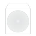 MEDIARANGE Obálka na CD/DVD pap 1 bal (50ks), okno