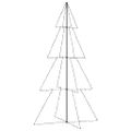 vidaXL Vianočný stromček, kužeľ, 360 LED, dovnútra aj von 143x250 cm