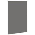 vidaXL Roleta Zatemnenie sivá 100x130cm Šírka látky 95,7cm Polyester
