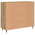 vidaXL Servírovacia skriňa Remeselný dub 90 x 34 x 80 cm