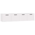 vidaXL Nástenné skrinky 2ks lesklé biele 60x36,5x35cm spracované drevo