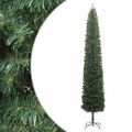vidaXL Úzky vianočný stromček so stojanom 300 cm PVC