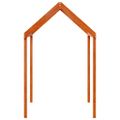 vidaXL Strecha na detskú posteľ voskovohnedá 217x95,5x159 cm borovica