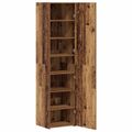 vidaXL Highboard Staré drevo 45 x 42,5 x 185 cm