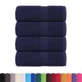 vidaXL Utierky na umývanie FROGN 4 ks námornícko modré 30x30 cm 360 g/m²